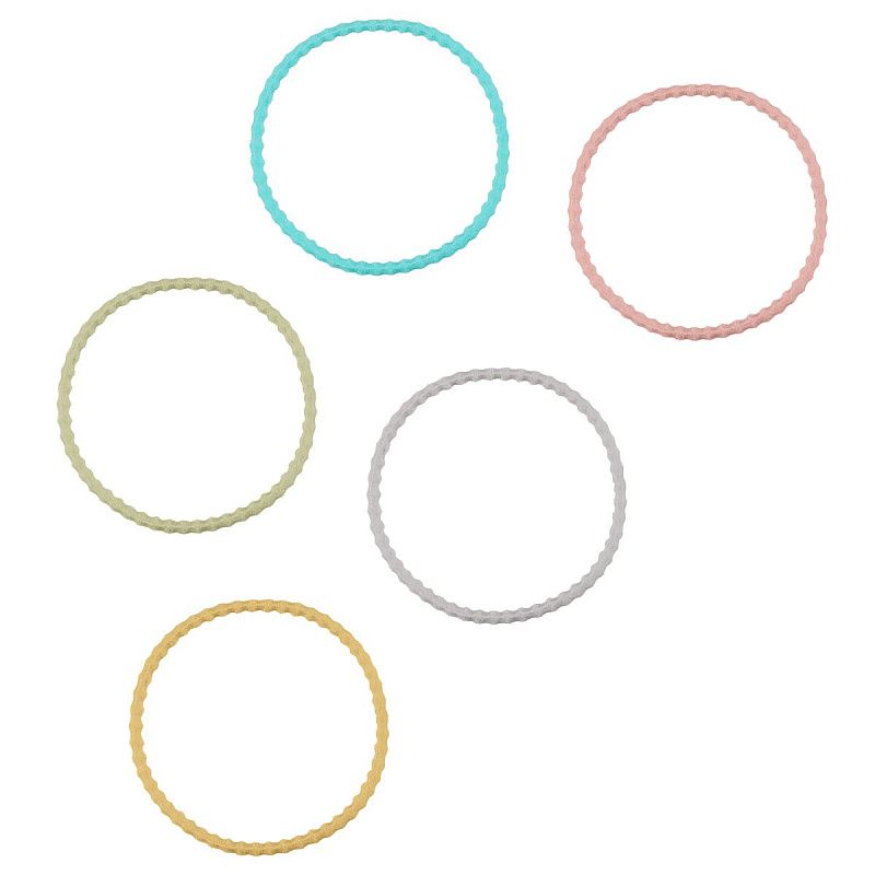 Резинки для волос MESHU,  пастельные ассорти, 20шт., европодвес