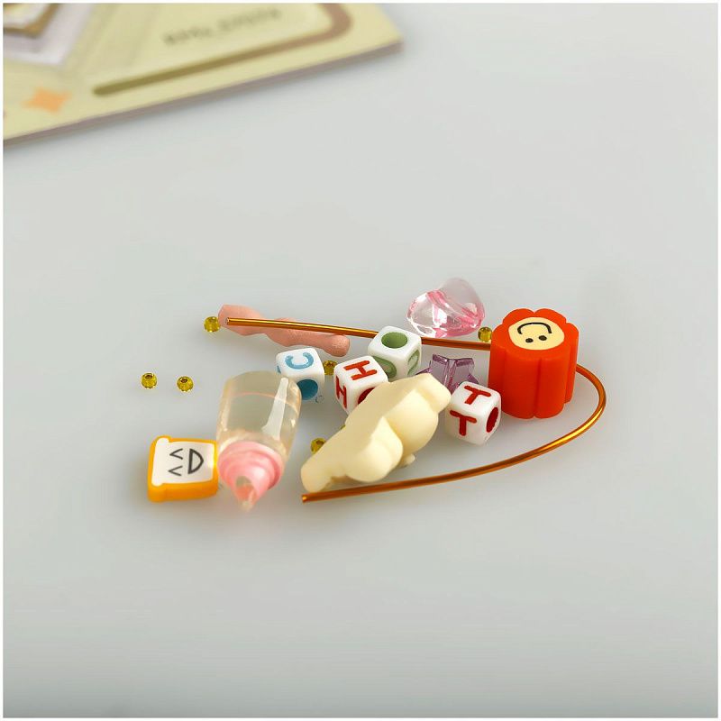 Сборная модель ТРИ СОВЫ, Румбокс "Комната малыша", инструменты, клей, светодиоды, батарейки, картонная коробка