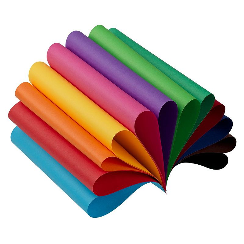 Цветная бумага тонированная А4, Мульти-Пульти, 48л., 12цв., в пакете, "Волшебник изумрудного города"