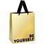 Пакет подарочный 18*23*10см MESHU "Be yourself",  матовая ламинация