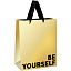 Пакет подарочный 26*32*12см MESHU "Be yourself",  матовая ламинация
