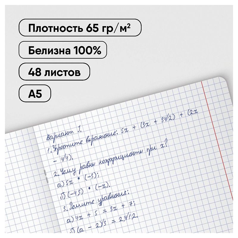 Комплект (12 шт.) предметных тетрадей 48л. BG "Скандальности", глянцевая ламинация