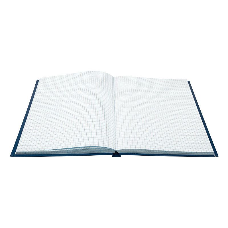 Книга учета OfficeSpace, А4, 160л., клетка, 200*290мм, бумвинил, цвет синий, блок офсетный
