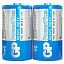 Батарейки КОМПЛЕКТ 2 шт., GP PowerPlus D (13C), солевые, в пленке, 13CEBRA-2S2