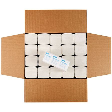 Полотенца бумажные лист. OfficeClean Professional(V-сл) (H3), 2-слойные, 200л/пач., 21*21,6, тиснение, белые 