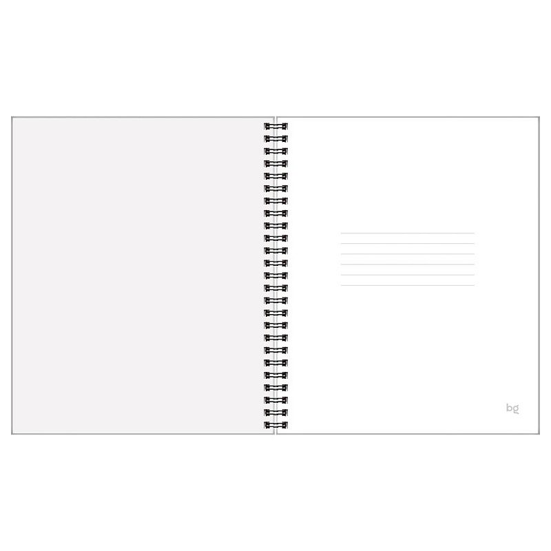Тетрадь 120л., А5, клетка на гребне BG "Magic flow", глянцевая ламинация, тиснение фольгой, твердая обложка