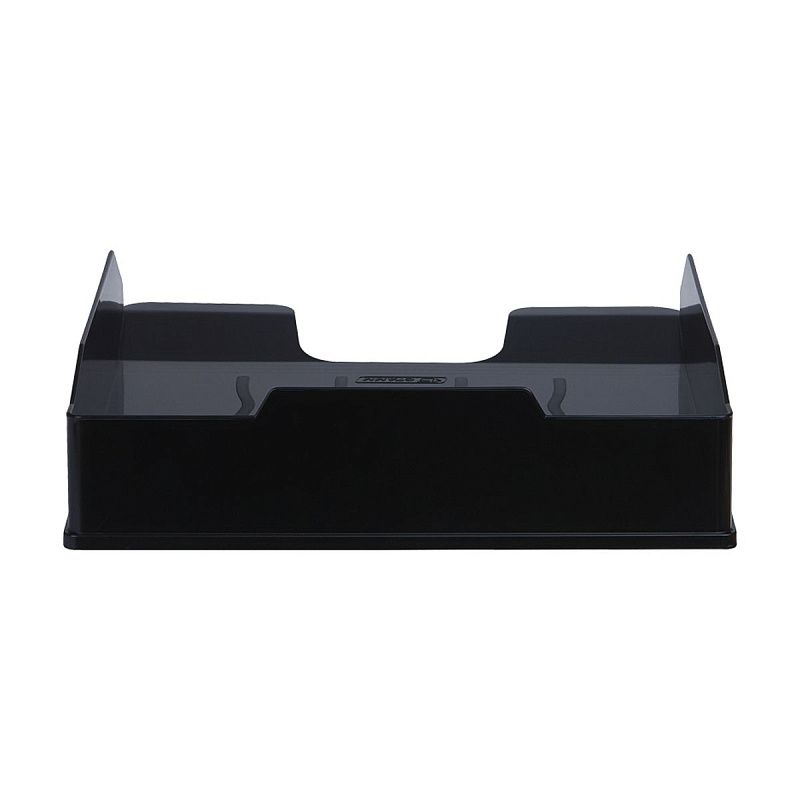 Лоток для бумаг горизонтальный СТАММ "Эксперт", черный