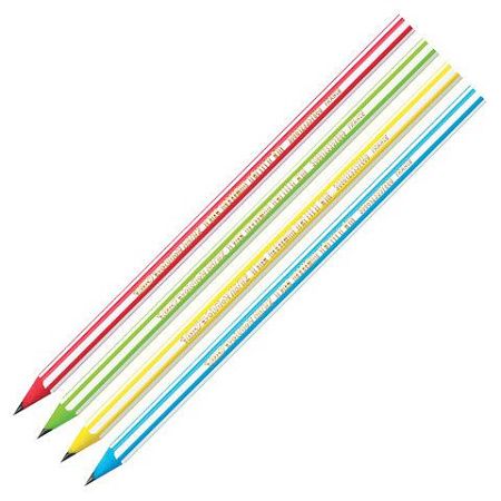 Карандаш чернографитный BIC, 1 шт., "Evolution Stripes", HB, корпус ассорти, 918487 