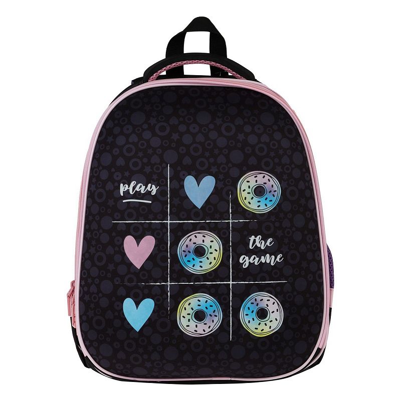 Ранец ArtSpace School Friend UFO "Guess Who Wins?" 39*30*18см, люминесцентная печать, 2 отделения, 2 кармана, анатомическая спинка 