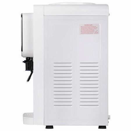 Кулер для воды SONNEN TSE-02W, настольный, НАГРЕВ/ОХЛАЖДЕНИЕ ЭЛЕКТРОННОЕ, 2 крана, белый, 456173
