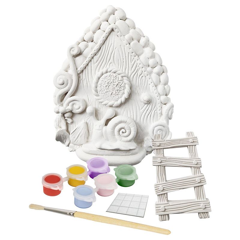 Набор для росписи из гипса ТРИ СОВЫ "В гостях у Улитки", с красками и кистью, картонная коробка