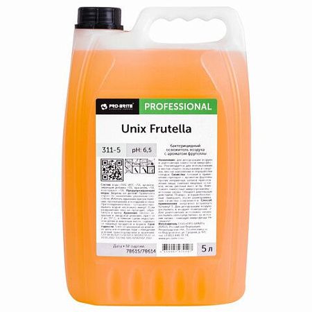 Ароматизатор освежитель воздуха 5л PRO-BRITE UNIX Frutella, бактерицидный, жидкость, 311-5 