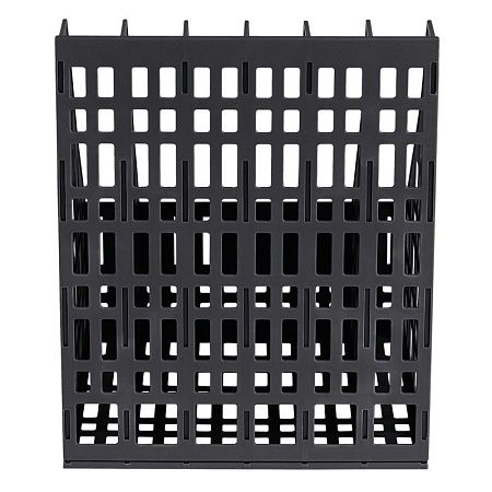 Лоток для бумаг вертикальный СТАММ, сборный, 6 отделений, черный