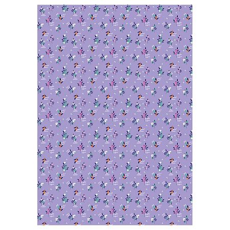 Упаковочная бумага глянц. 70*100см, MESHU "Lawn", 80г/м2