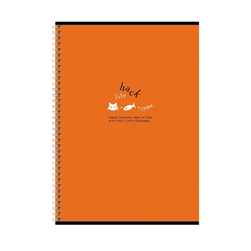 Тетрадь 96л., А4, клетка, на гребне BG "Лайфхак", матовая ламинация