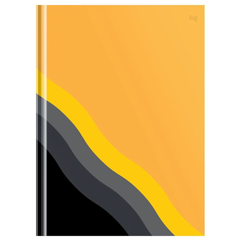 Бизнес-блокнот А4, 120л., BG "Bright wave", глянцевая ламинация