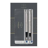Набор Parker "IM Duo": шар. ручка IM Stainless Steel CT, синяя, 1,0мм + перьевая ручка IM Stainless Steel CT, подарочная упаковка