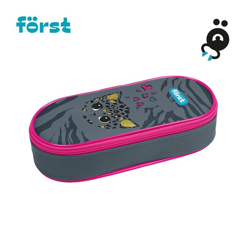 Пенал корпусный 1 отделение, 220*90*45 Först "Little leo", полиэстер 