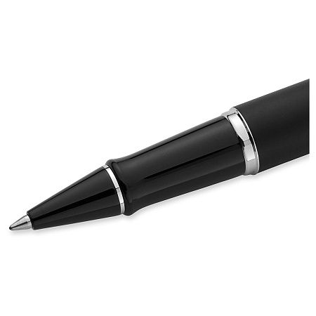 УЦЕНКА - Ручка-роллер Waterman "Expert Matt Black PT" черная, 0,8мм, подарочная упаковка 