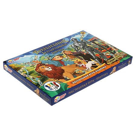Игра настольная Умные игры "Ходилка. Волшебник Изумрудного города", картонная коробка 