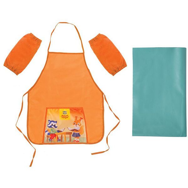 Набор для труда Мульти-Пульти "Приключения Енота", фартук, нарукавники, клеенка
