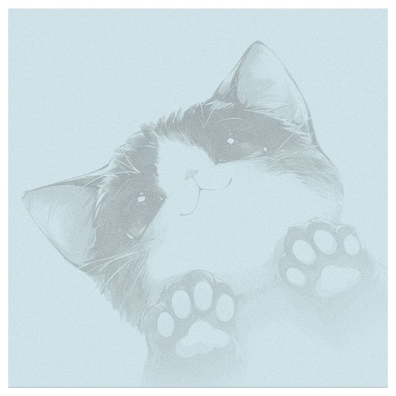 Блок для записей MESHU "Cuteness", 8,5*8,5см, 100л., на склейке