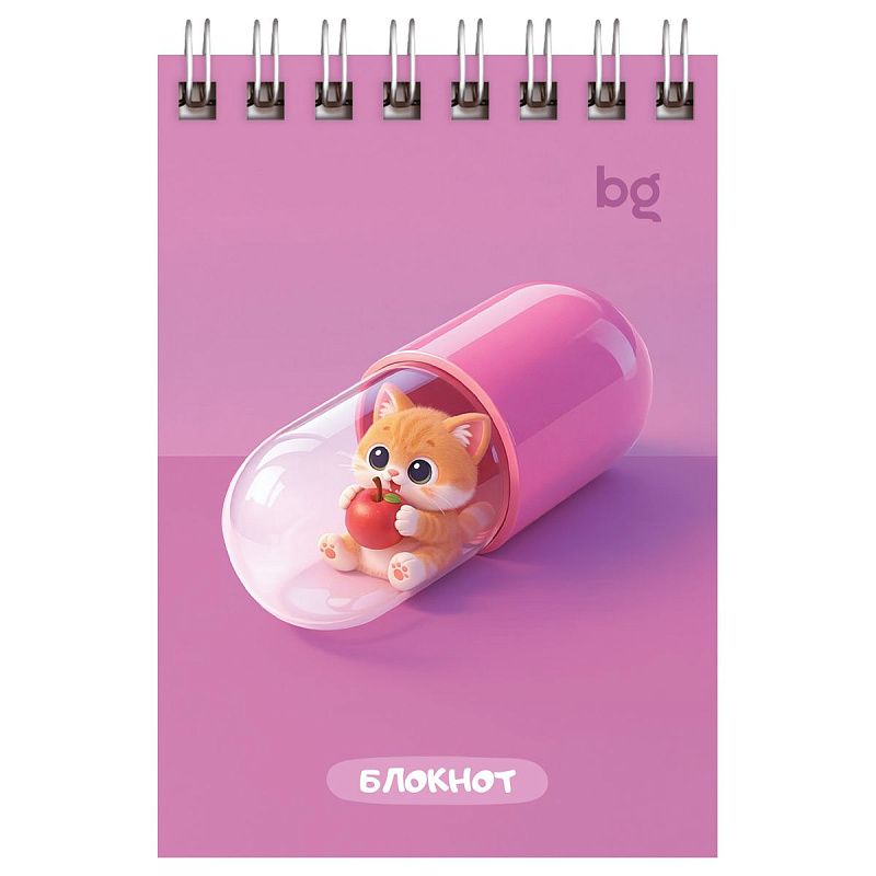 Блокнот А7 40л. на гребне BG "Микс"