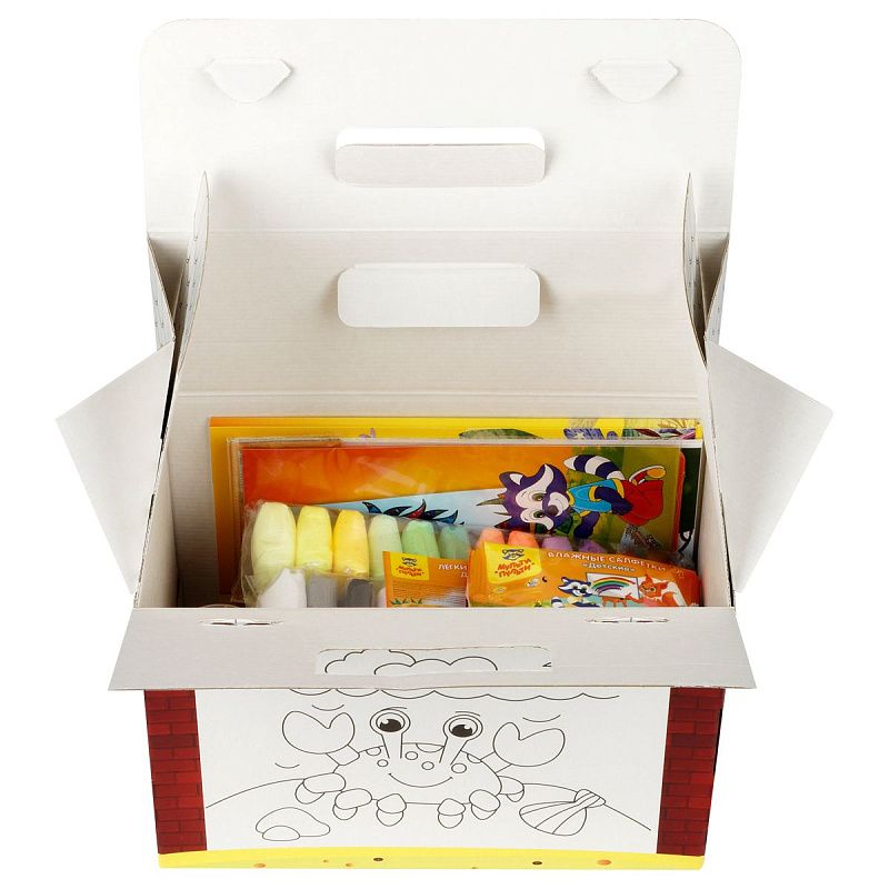 Набор для творчества Мульти-Пульти, в подарочной коробке, 19 предметов 