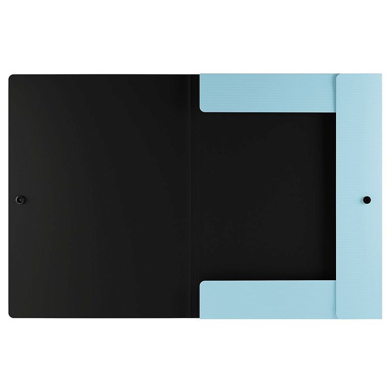 Папка на кнопке Berlingo "Instinct" А4, пластик, 600мкм, аквамарин 