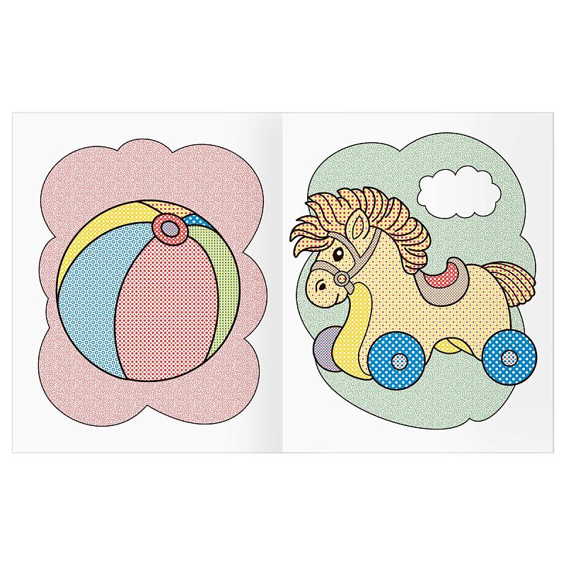 Раскраска водная 200*250, 8 стр., ТРИ СОВЫ "Раскрась водой. Первые игрушки"