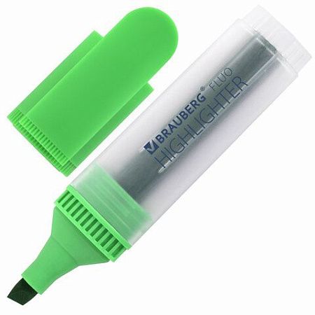 Набор текстовыделителей BRAUBERG 4 шт., АССОРТИ, "FLUO", линия 1-5 мм, 150403 