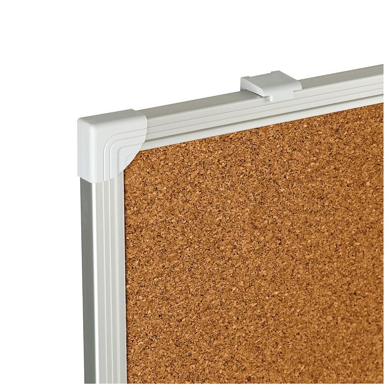 Доска пробковая OfficeSpace, 100*150см, алюминиевая рамка