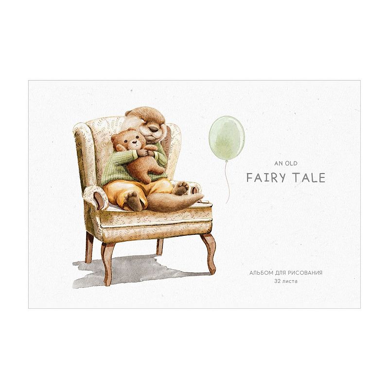 Альбом для рисования 32л., А4, на скрепке BG "Fairy tale"