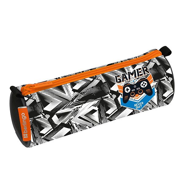 Пенал-тубус 1 отделение, 210*60 Berlingo "Never quit", полиэстер