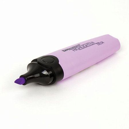 Текстовыделитель BRAUBERG "DELTA PASTEL", ЛАВАНДОВЫЙ, линия 1-5 мм, 151733 