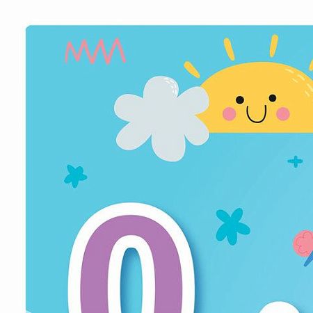 Настольное покрытие BRAUBERG KIDS для труда и творческих занятий, ПВХ, "Numbers", 50х35 см, 272361 