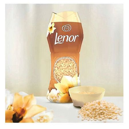 Кондиционер для белья в гранулах, 210 г, LENOR "Oro E Fiori Di Vaniglia", ваниль и орхидея 