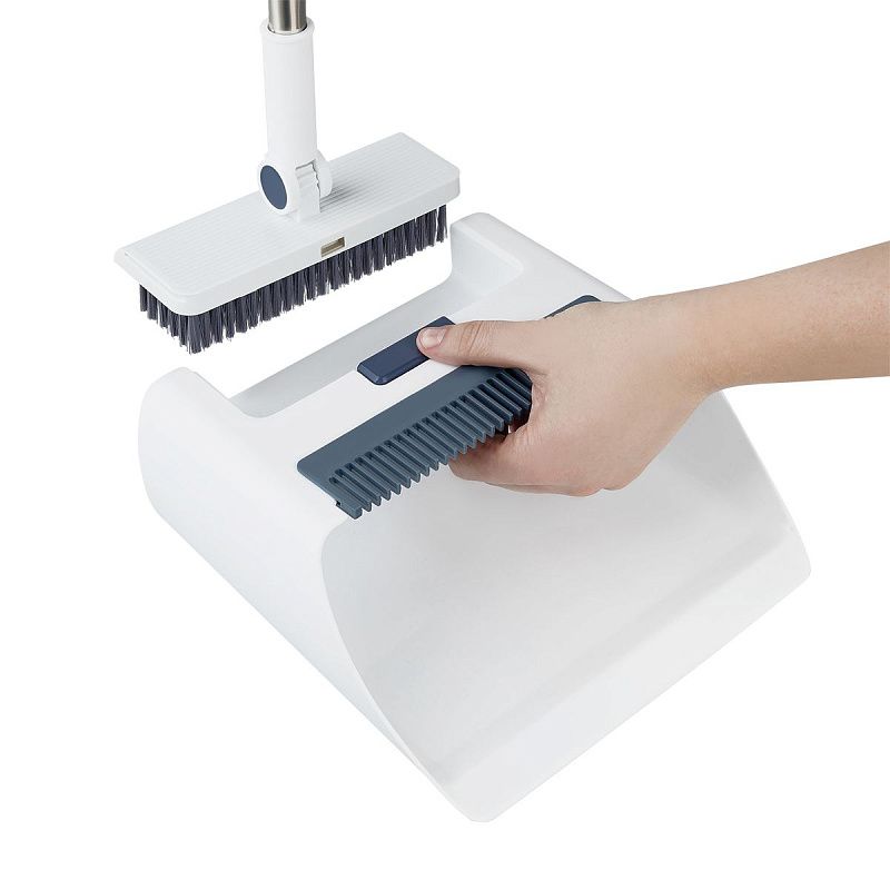 Набор для уборки 4 в 1, OfficeClean Professional (совок, мягкая щетка, жестая щетка, стяжка для воды)