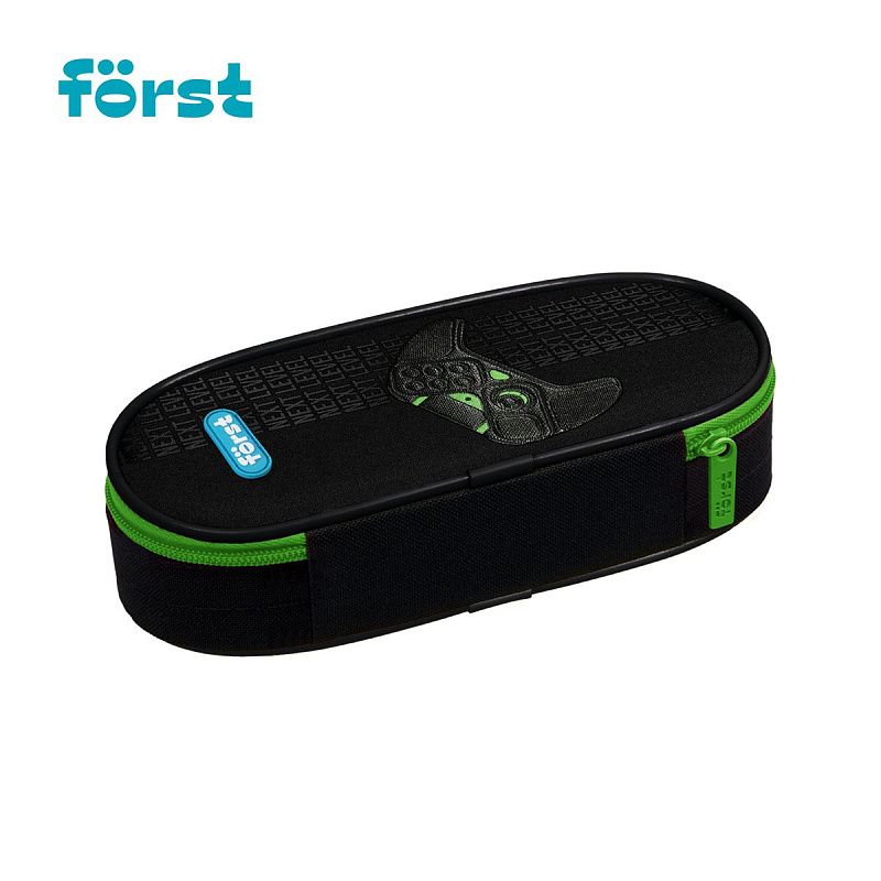 Пенал корпусный 1 отделение, 220*90*45 Först "Play the game", полиэстер 