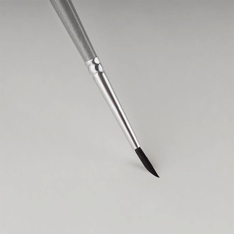 Кисть художественная синтетика имитация белки Гамма "Арбат", круглая №2, короткая ручка