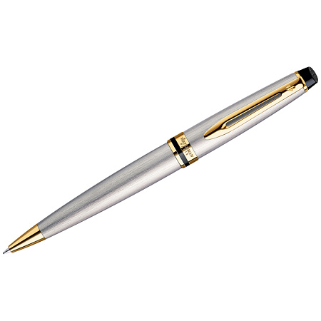 Ручка шариковая Waterman "Expert Stainless Steel GT" синяя, 1,0мм, подарочная упаковка