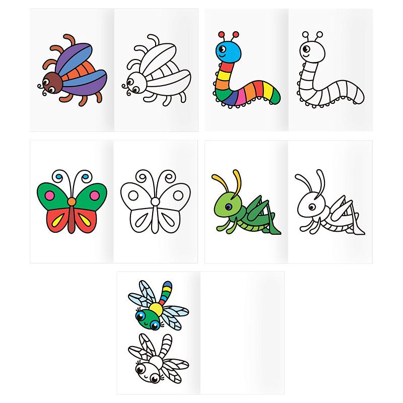 Раскраска А5 ТРИ СОВЫ "Посмотри и раскрась. Выпуск №1", 16стр.