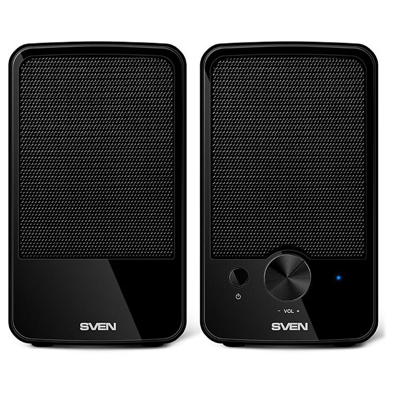 Колонки Sven 312, 2*2W, питание через USB, черный