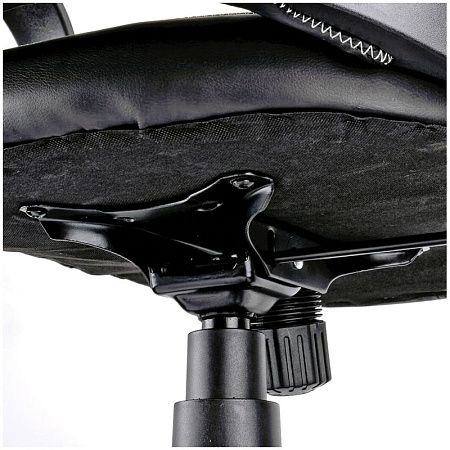 Кресло игровое Helmi HL-S02 "Virage", экокожа/ткань черная