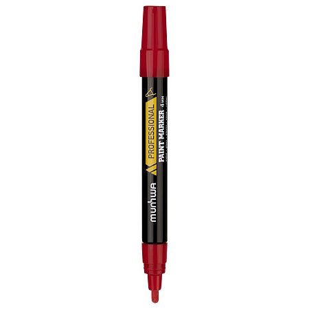 Маркер-краска MunHwa "Professional Paint Marker" красная, 4мм, нитро-основа 