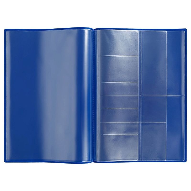 Папка для семейных документов А4, OfficeSpace, ПВХ, синяя, инд. упаковка, ШК 