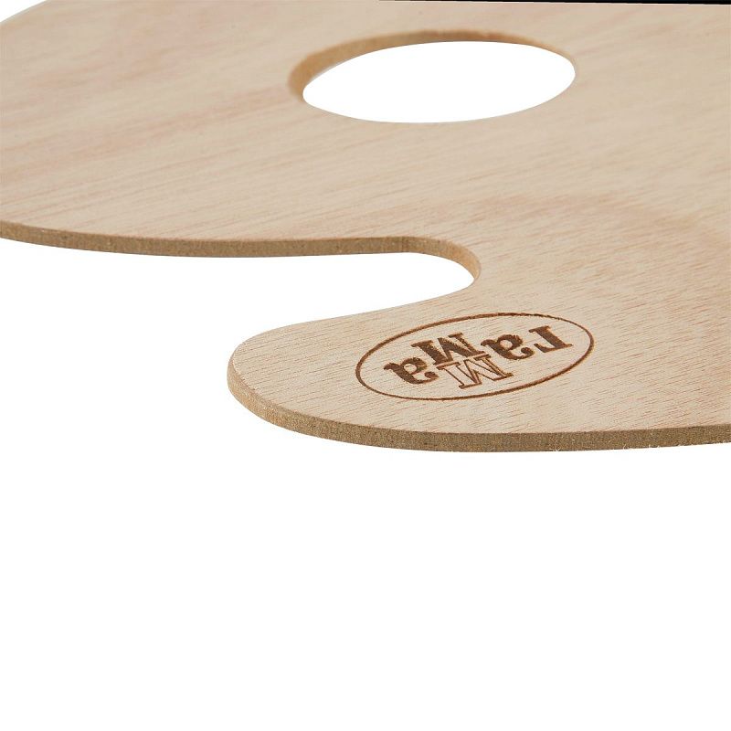 Палитра деревянная овальная Гамма "Студия", 20*30см, толщина 3мм