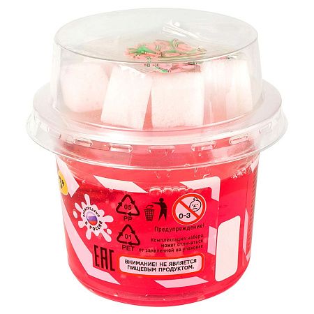 Слайм Slime "Lemonade" розовый, 110г
