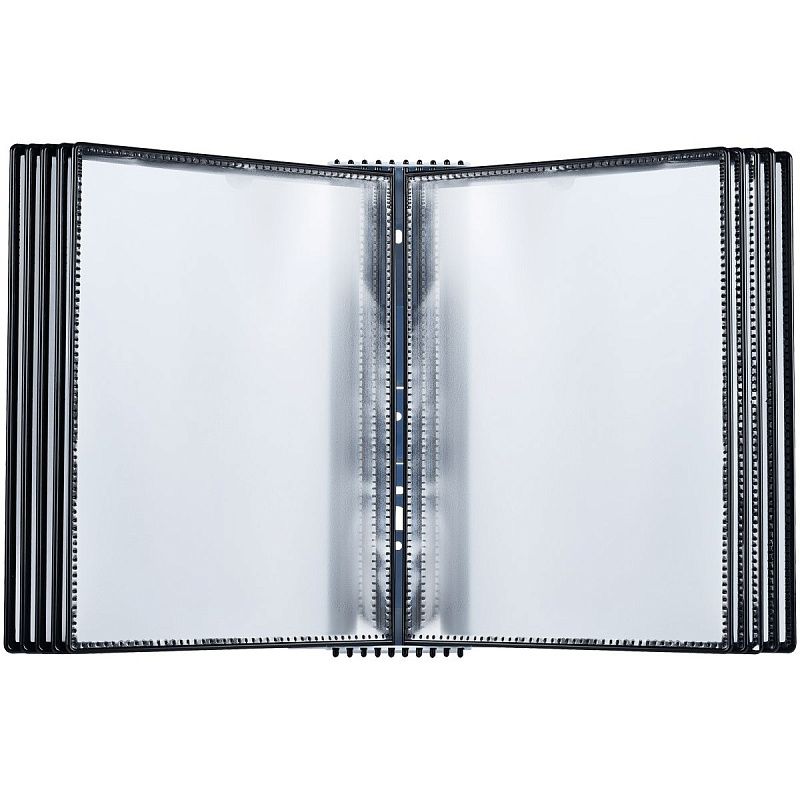 Демосистема настольная OfficeSpace с 10 панелями А4, черная