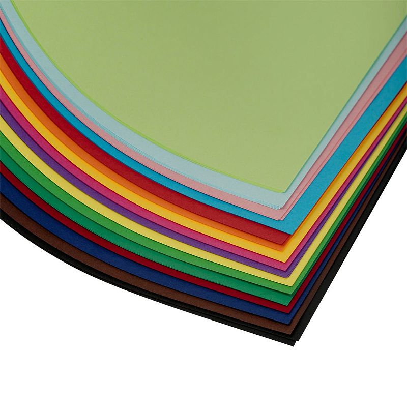 Цветная бумага тонированная А4, Мульти-Пульти, 80л., 16цв., в пакете, "Волшебник изумрудного города"